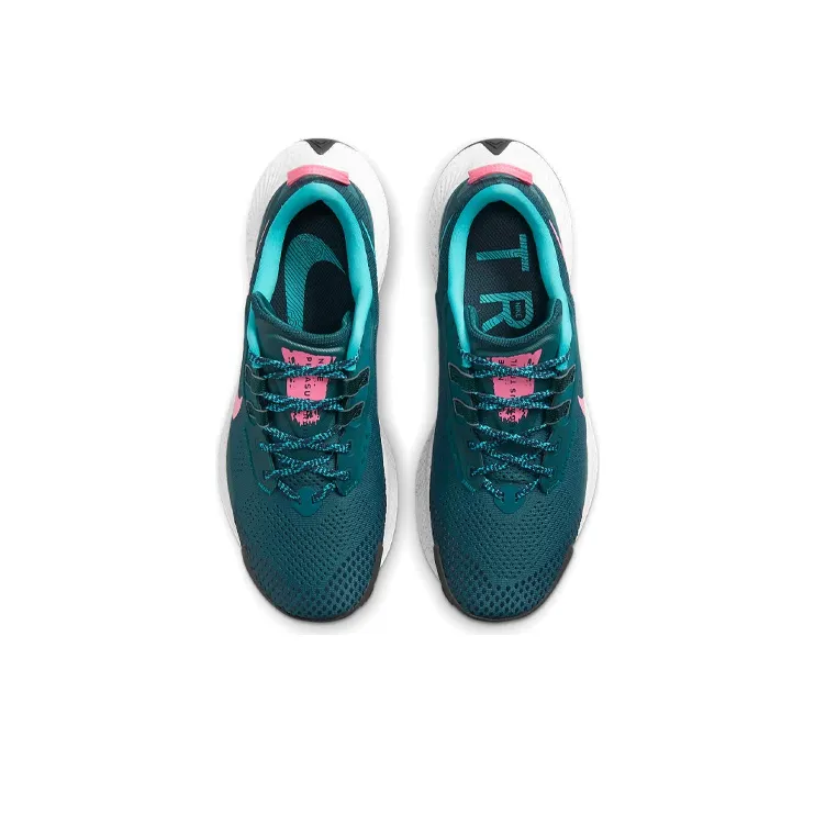 Nike Pegasus Trail 3 Dark Teal Green Pink Glow Women's-3