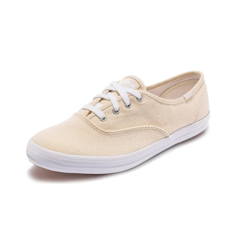 Keds Canvas Shoes Women's Low Top Nude-1