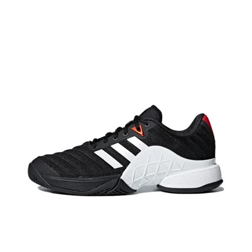 Adidas Barricade Tennis Shoes Men Low-Top Black/White