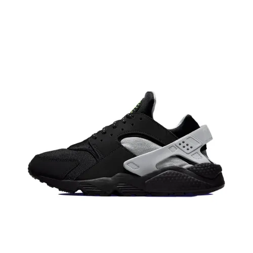 Nike Air Huarache Black Neon Green