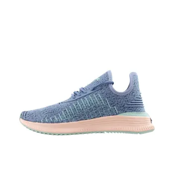 PUMA AVID Evoknit Cu Cushioning Wear-Resistant Mid-Top Running Shoes Men's Blue