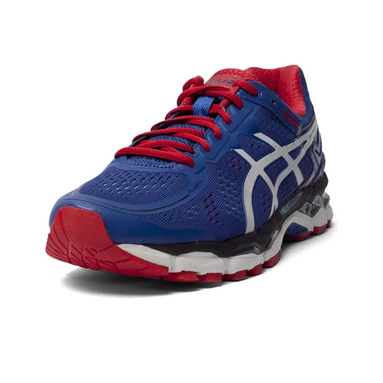 Asics Gel-Kayano 22 Running Shoes Men Low-Top Blue/White/Red-2