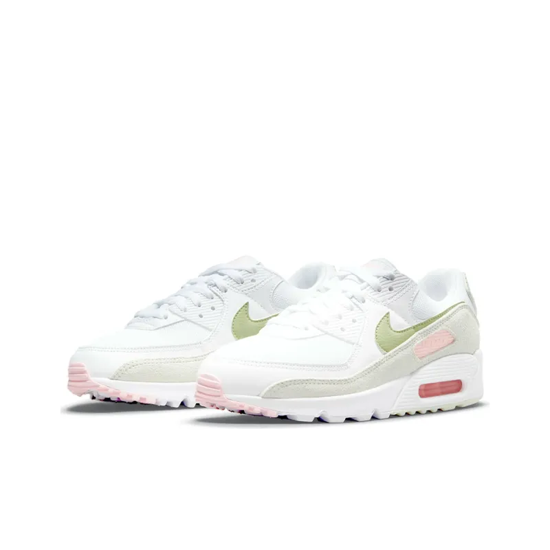 Nike Air Max 90 White Olive Women's-1