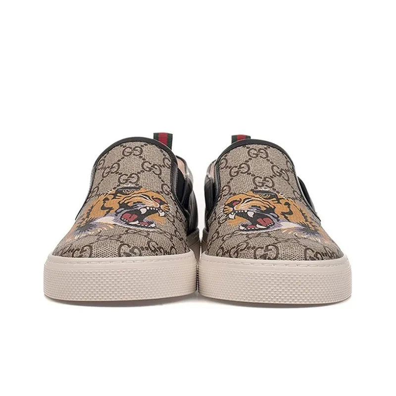 GUCCI Gg Supreme Slip On 'Tiger'-3