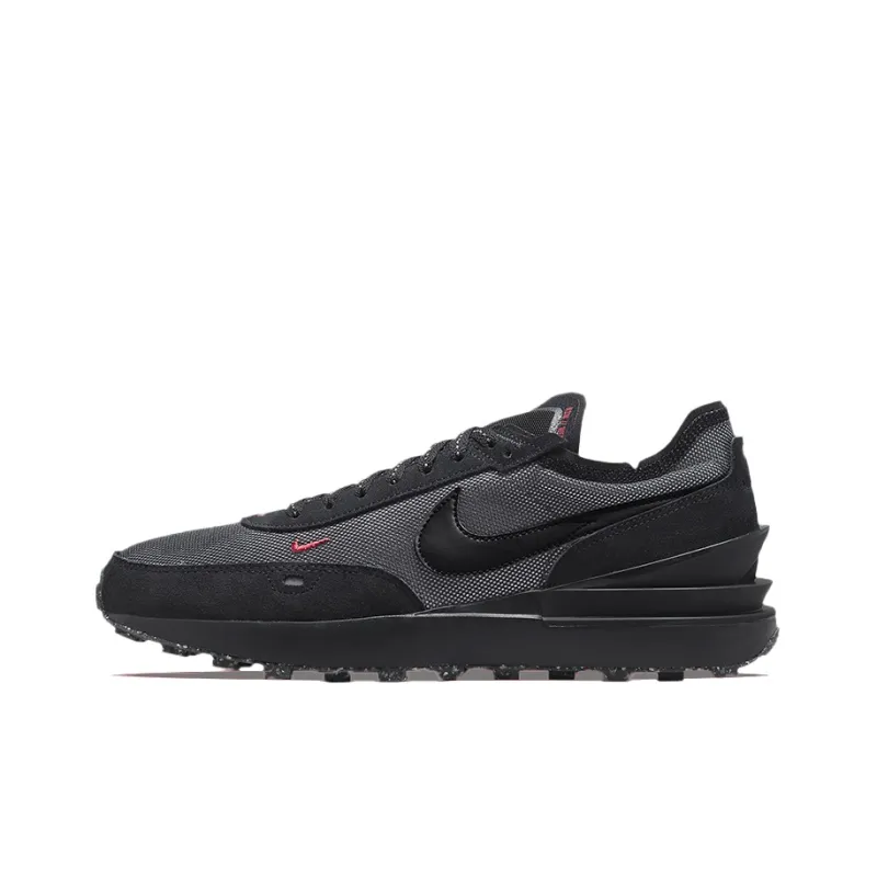 Nike Waffle One Black Grey Reflective-0