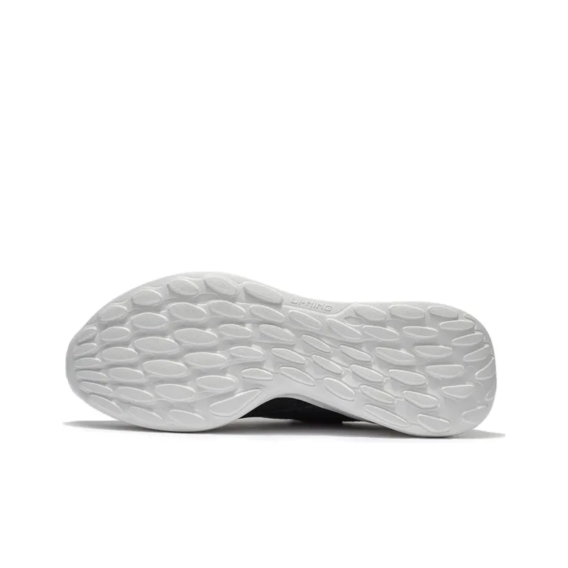 LiNing Soft Element Cushioning Anti Slip And Wear Resistant Low Top Casual Shoes Men's Black-4