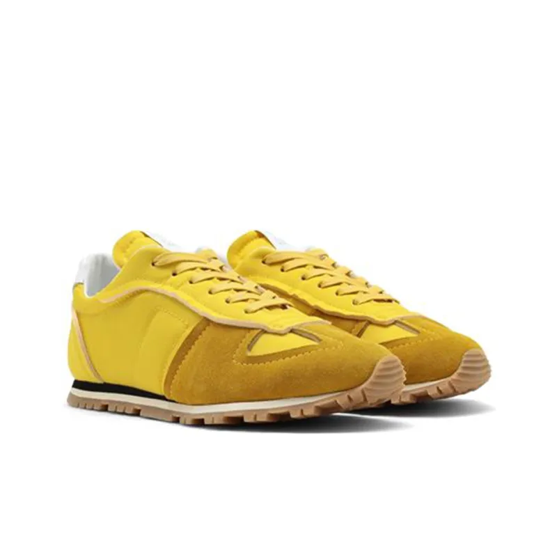Maison Margiela Anti Slip Wear Resistant Low Top Casual Shoes Men's Yellow-2