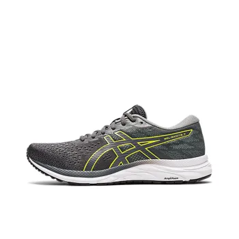 Asics Gel-Excite 7 Wear-Resistant Slip-Resistant Cushioning Breathable Coverage Low-Top Running Shoes Men's Gray