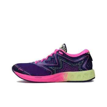 Asics Noosa FF Cushioned Abrasion-Resistant Slip-Resistant Low-Top Running Shoes Women's Blue Pink