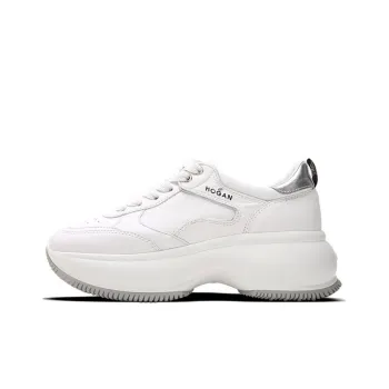 HOGAN Maxi I Active Wear-Resistant Low-Top Casual Shoes Women's White