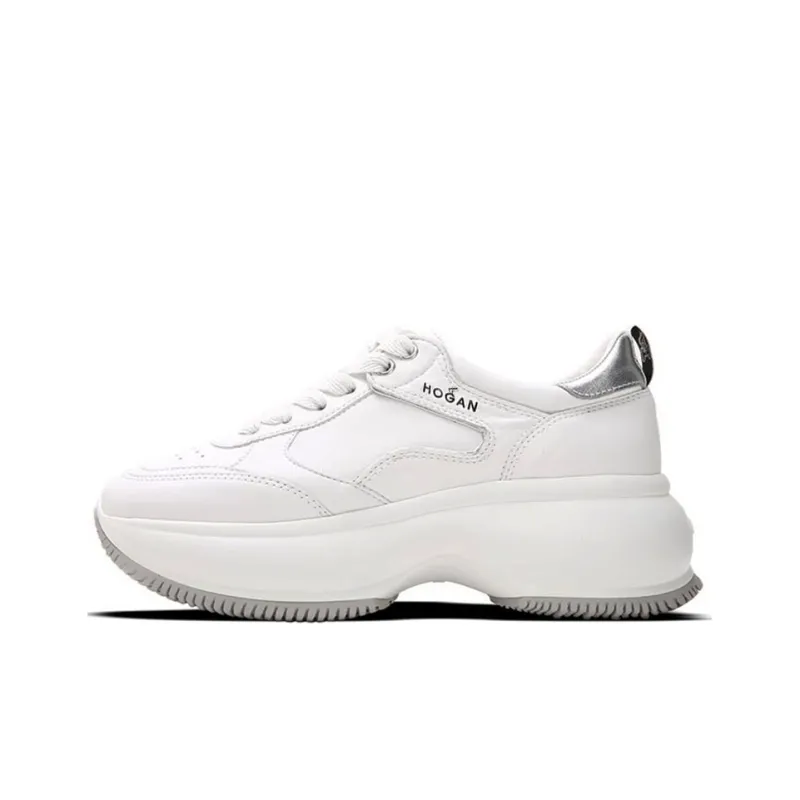 HOGAN Maxi I Active Wear-Resistant Low-Top Casual Shoes Women's White-0