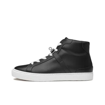 HERMES Daydream Skateboard Shoes Men High Top Black
