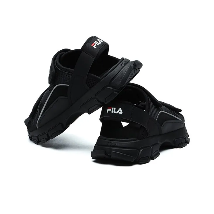 FILA FUSION Two Stripes Sandals 'Black' Women's-3