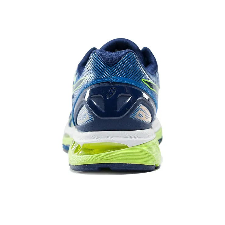 Asics GEL-Nimbus 19 Running Shoes Men Low-Top Blue/Green-3