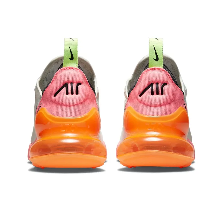 Nike Air Max 270 White Sunset Pulse Total Orange Women's-4