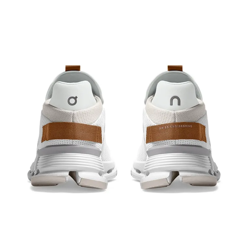 On Running Cloudnova White Pearl Brown Women's-4