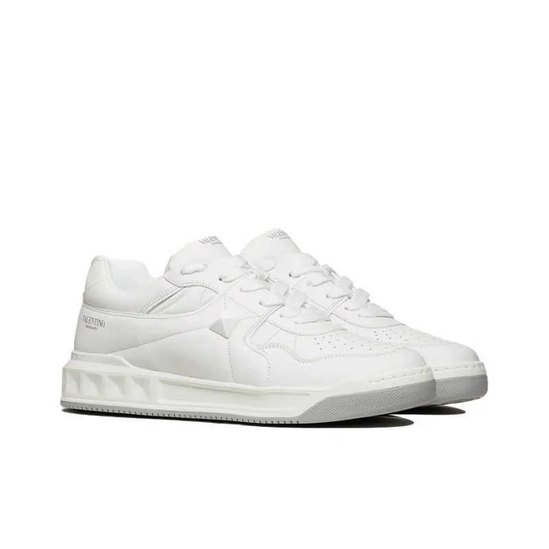 Valentino One Stud Low 'White Grey' 2023-2