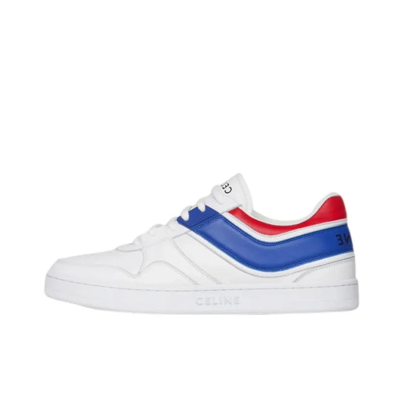 CELINE Trainer Skateboard Shoes Women's Low-Top Blue/White-0