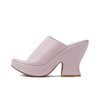 Bottega Veneta Slide Slippers Women's Light Purple