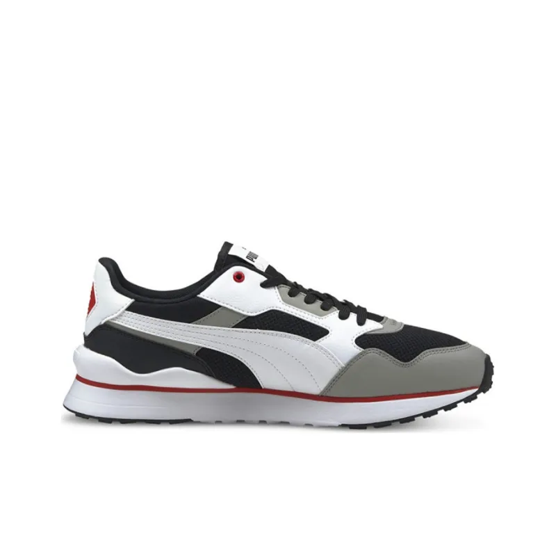 PUMA R78 Futr Low Top Running Shoes Grey/Black/White-1