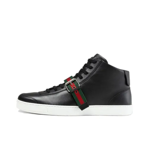 GUCCI Leather Sneakers Black