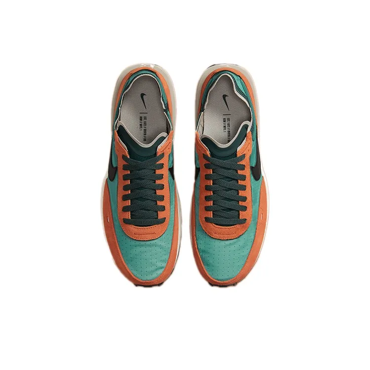 Nike Waffle One Se Pro Green Rush Orange-3