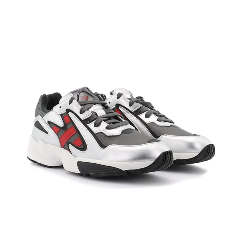 Adidas Yung 96 Chasm Silver Metallic Scarlet-2