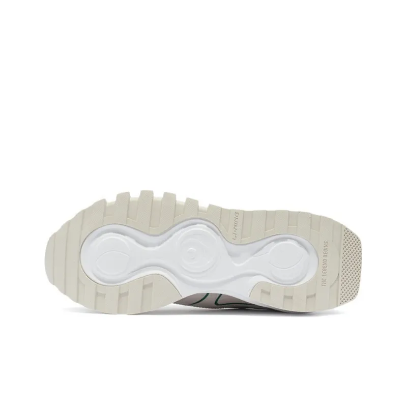 LiNing Fangyuan EVO Cushioned Slip Resistant Low Top Running Shoes Women's Bellflower Gray-4