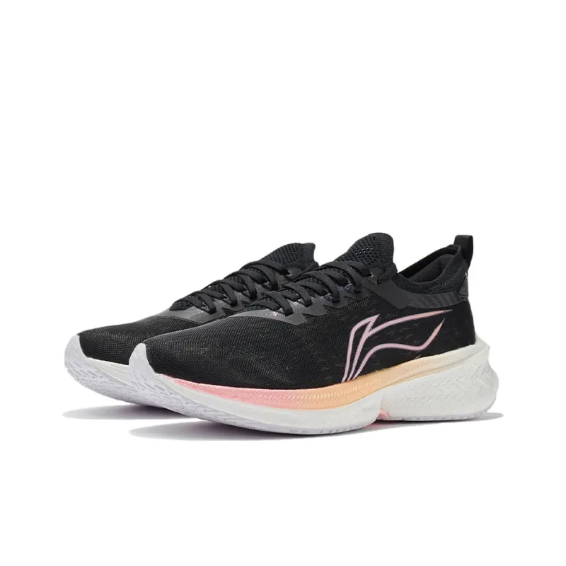 LiNing Feidian Discovery Breathable Low Top Running Shoes Women's Black-2
