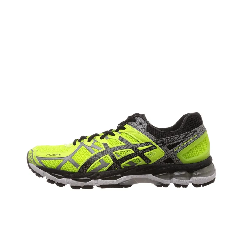 Asics Gel Kayano 21 Wear Resistant Low Top Running Shoes Men's Yellow-0
