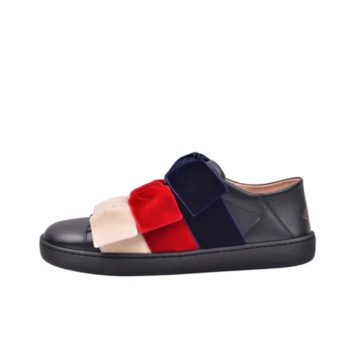 GUCCI Casual Shoes Women's Low-Top Black/Red/White