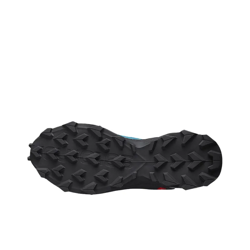 SALOMON Supercross 3 Anti-Slip Wear-Resistant Low-Top Running Shoes Men's Blue-4