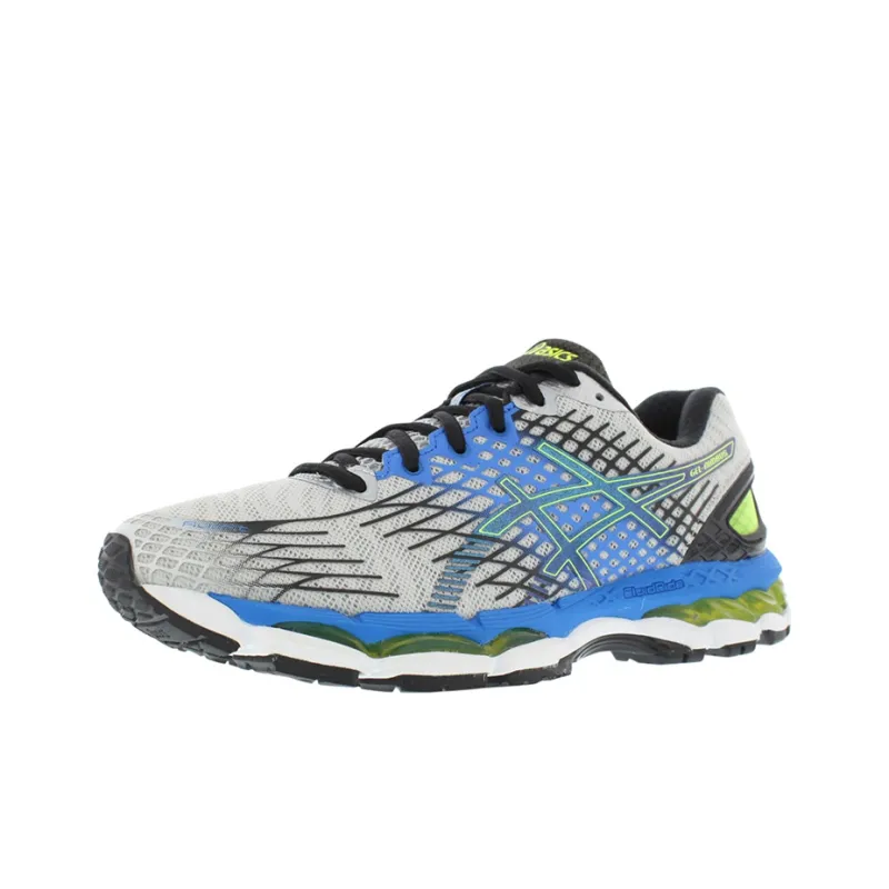 Asics GEL-Nimbus 17 Running Shoes Men Low-Top Blue/Yellow-2