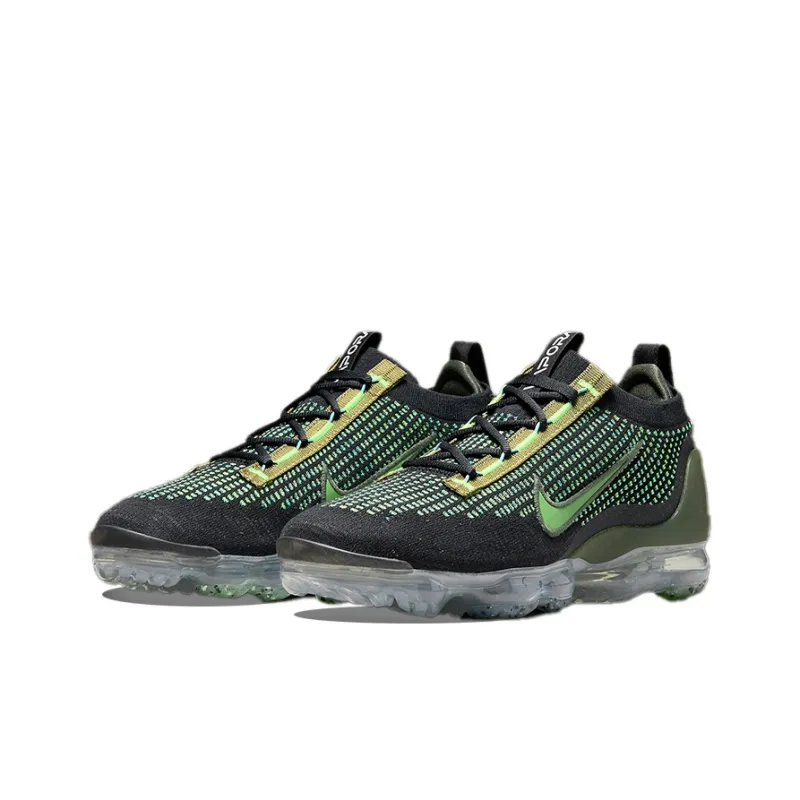 Nike Air VaporMax 2021 Fk Black Chlorophyll Cargo Khaki-2