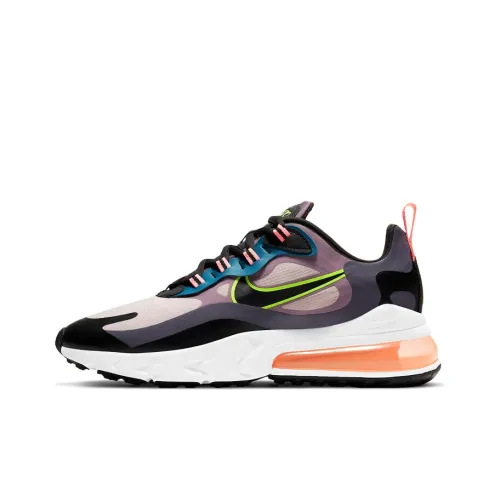 Nike Air Max 270 Running Shoes Women's Low-Top Purple/Black/Green