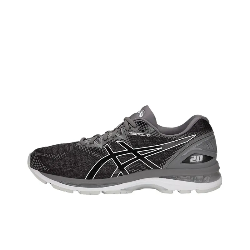 Asics GEL-Nimbus 20 Low-Top Running Shoes Men's Gray Black-0