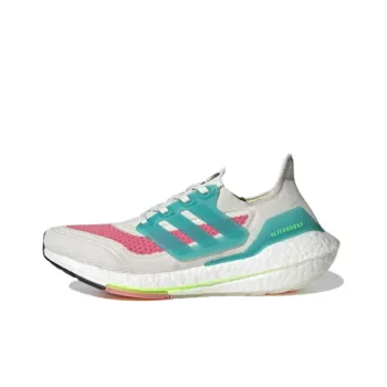 Adidas Ultra Boost 21 White Tint Rose Tone Women's