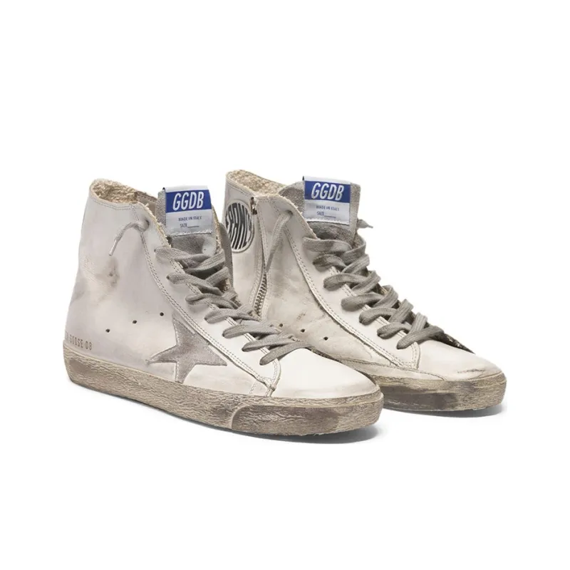 Golden Goose Francy Casual Shoes Women's White Old-fashioned-2