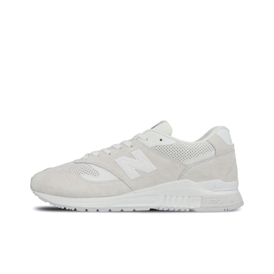 New Balance NB 840 Running Shoes Unisex Low Top Beige White Gray POIZON