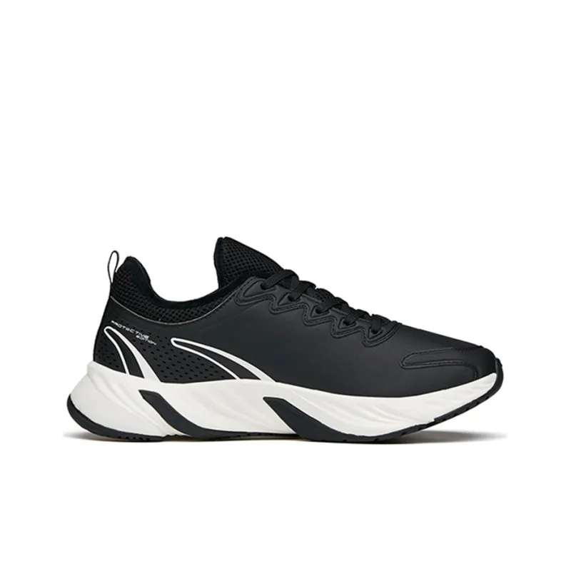 Anta Running Collection Lightweight Cushioning Low Top Running Shoes Women's Black Fleece Lined-1
