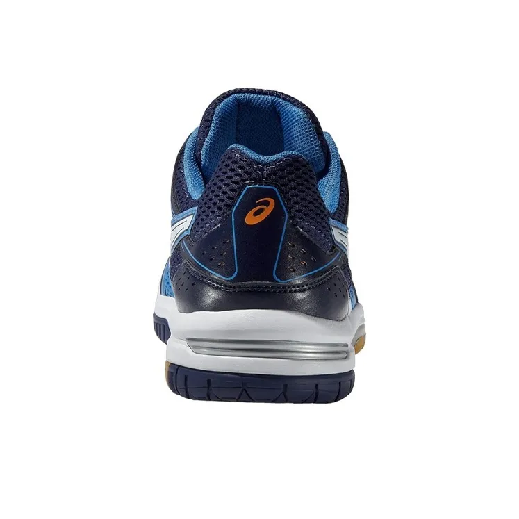 Asics Gel-Rocket 7 Wear-Resistant Low-Top Running Shoes Men's Blue White-3