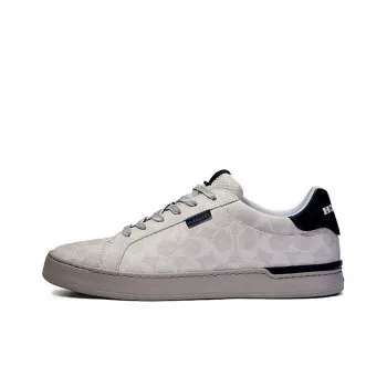 COACH CitySole Lowline Low Top Stylish Skateboarding Shoes Men's Gray Blue