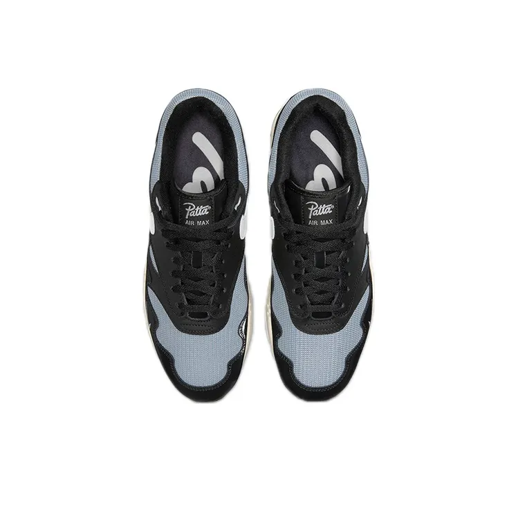 Nike Air Max 1 Patta Waves Black Without Bracelet-3