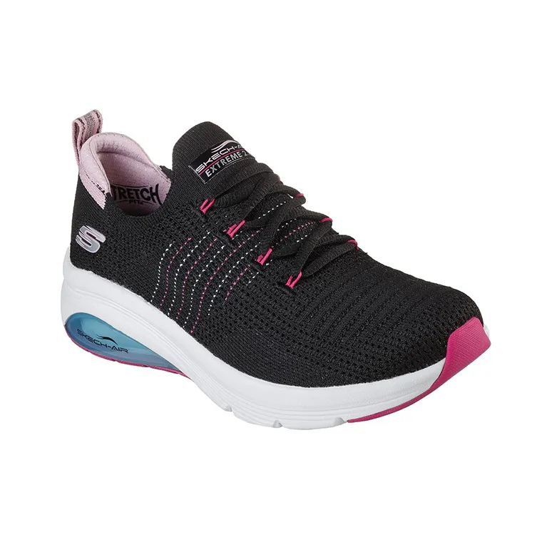 Skechers SKECH-AIR EXTREME 2.0 Running Shoes Women's Low-Top Black/Purple-2