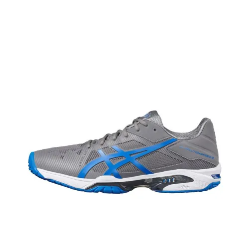 Asics Gel-Solution Speed 3 Running Shoes Men Low-Top Gray/Blue