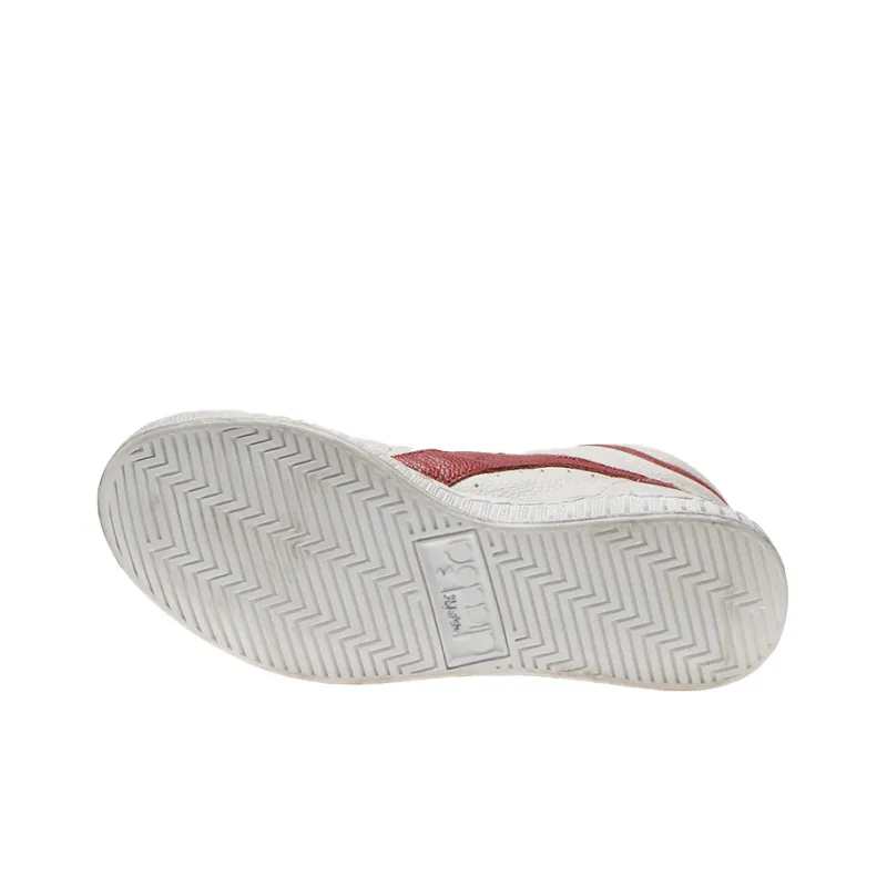 diadora Game L Waxed Row Cut 'White Red Pepper'-3