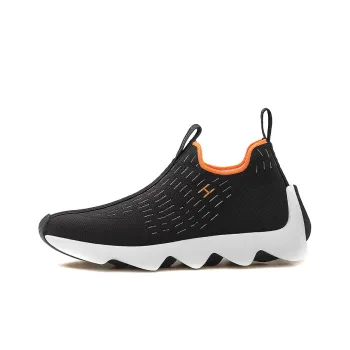 HERMES Eclair Casual Shoes Women's Low Top Black