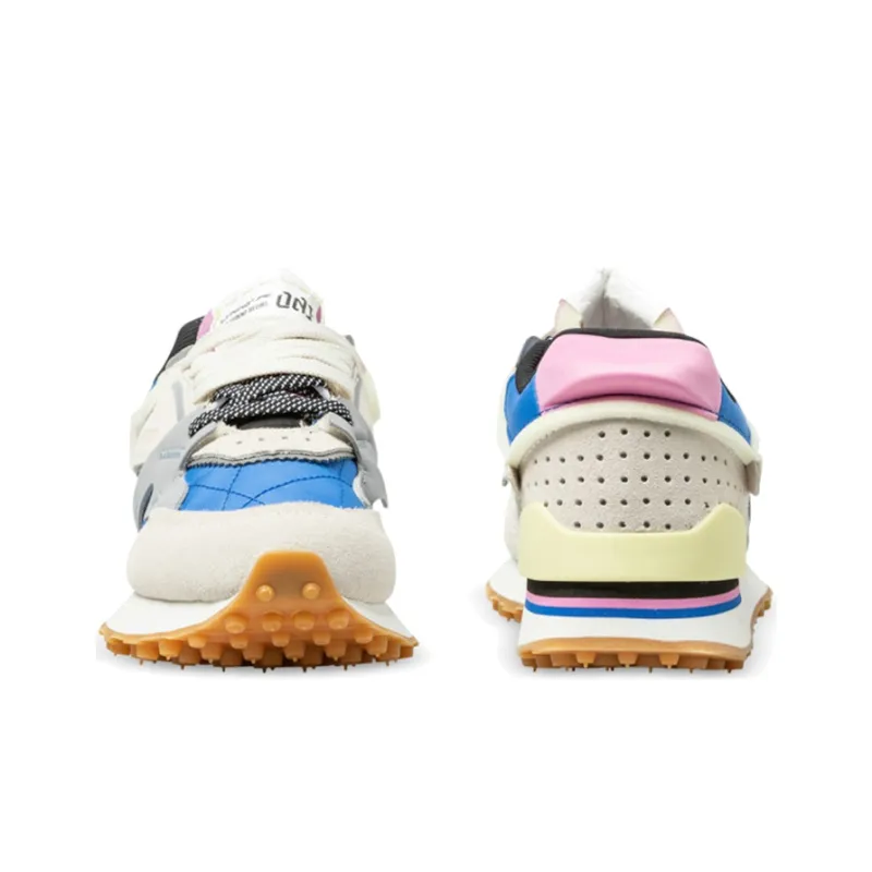 LiNing 001 Running Shoes Women's Low Top White/Gray/Blue-3