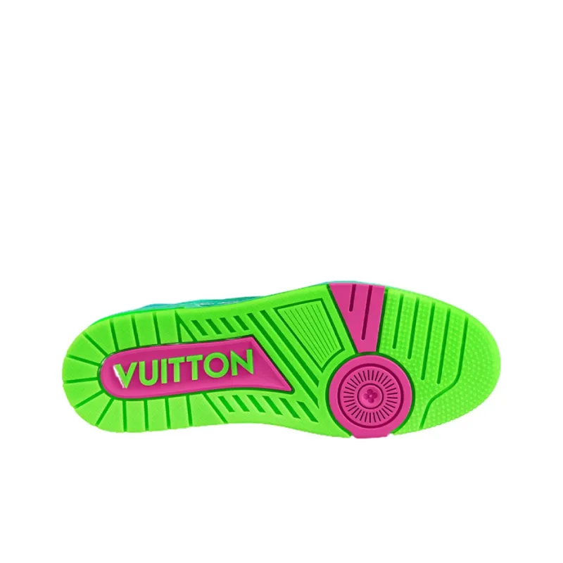 LOUIS VUITTON Trainer Sneakers 'Teal Green'-4