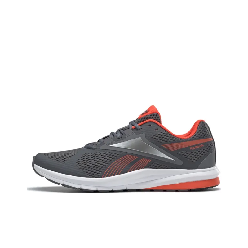 Reebok Endless Road 2 Slip-Resistant Breathable Low-Top Running Shoes Men's Gray Orange-0